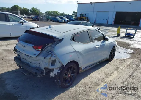 2020 Hyundai Veloster Turbo R-Spec из США, поврежденный, VIN KMHTH6AB0LU026664